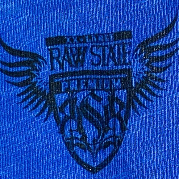 Raw State XXL Blue T Shirt Redemption - Picture 8 of 9